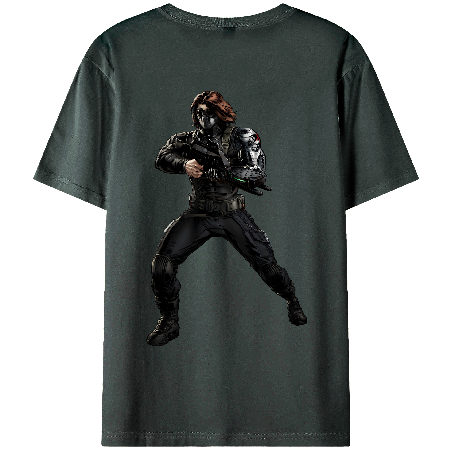（画像用） アベンジャーズ The Avengers 綿100％ メンズ半袖Tシャツ（バックプリント） 通気性
